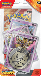 Pokemon - Surging Sparks Premium Checklane Blister Alakazam