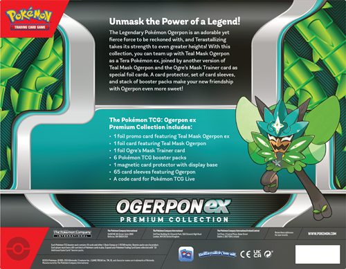 Pokemon - Ogerpon EX Premium Collection-3