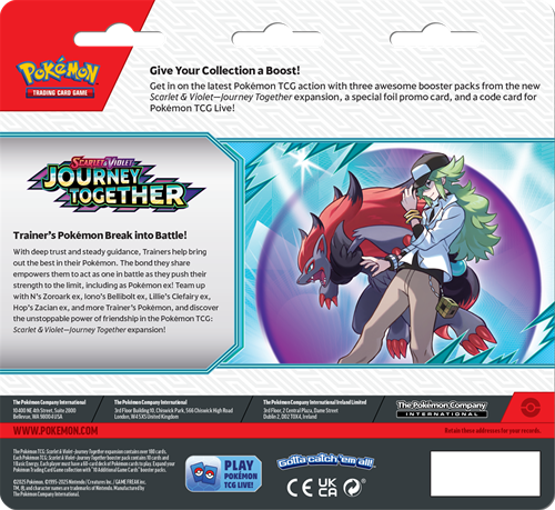 Pokemon - Journey Together Booster Blister - Yanmega-2