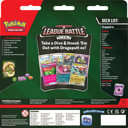 Pokemon - League Battle Deck - Dragapult EX-2