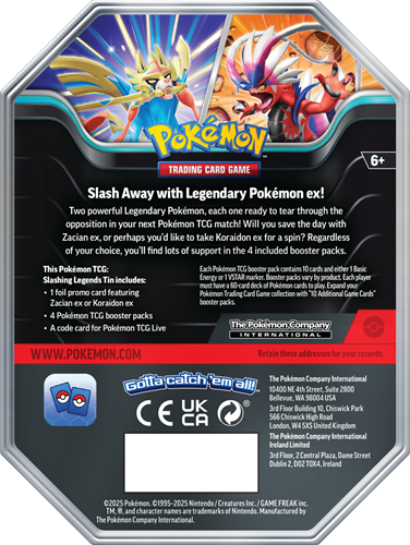 Pokemon - Slashing Legend EX Tin - Koraidon-3