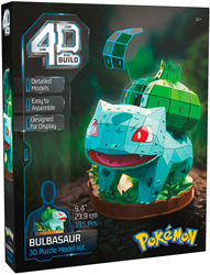 4D Build Pokemon - Bulbasaur 4D Bouwpakket (195 stukjes)