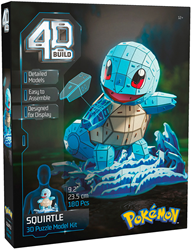 4D Build Pokemon - Squirtle Bouwpakket (180 stukjes)