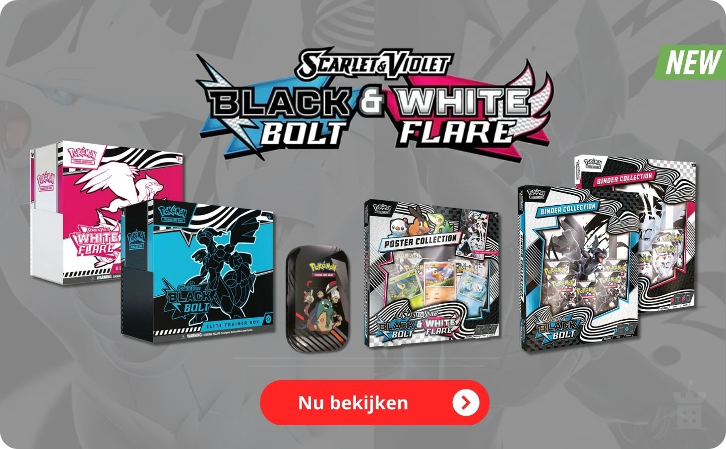 Pokemon Black Bolt & White Flares TCG set