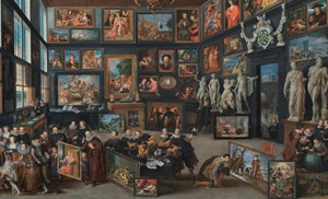Afbeelding van het spelletje Kunstgallerij - Willem van Haecht Puzzel (1000 stukjes)
