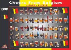 Cheers from Belgium - Belgische Bieren Puzzel (1000 stukjes)