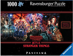 Stranger Things Panorama Puzzel (1000 stukjes)