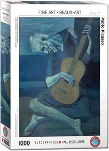 Afbeelding van het spelletje The Old Guitarist - Pablo Picasso Puzzel (1000 stukjes)