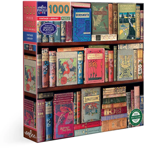 Vintage Library Puzzel (1000 stukjes)