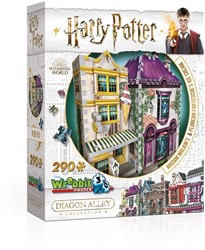 Wrebbit 3D Puzzel - Harry Potter Madam Malkin's & Florean Fortescue's Ice Cream