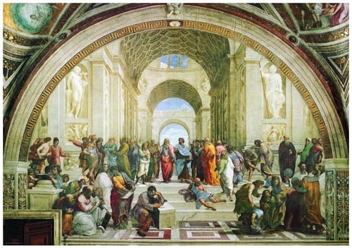 Raphaël - The School of Athens Puzzel (1000 stukjes)-2