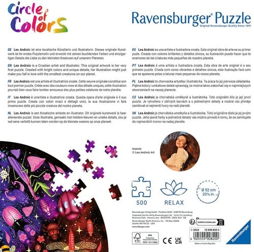 Circle of Colors Insects Puzzel (500 stukjes)-2