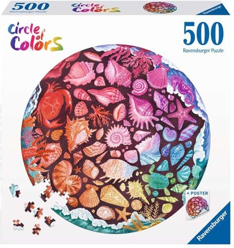 Circle of Colors Seashells Puzzel (500 stukjes)