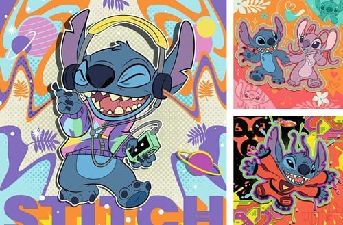Disney Stitch Puzzel (3 x 49 stukjes)-2