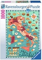 Map of Italy - Sweet Puzzel (1000 stukjes)