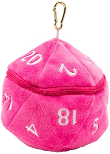 D20 Dobbelsteen Zak - Roze