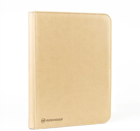 Toploader Binder (35pt) - Zipped 9-pocket Sand