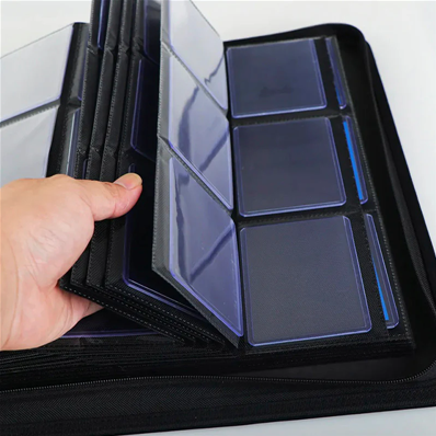 Toploader Binder (35pt) - Zipped 9-pocket Sand-3