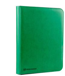 Toploader Binder (35pt) - Zipped 9-pocket Green