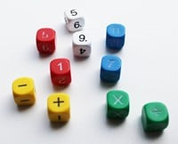 Reken Dobbelstenen Set (10 stuks)