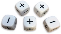 Reken Dobbelsteen Plus & Min (5 stuks)