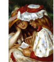 Pierre-Auguste Renoir - Twee Lezende Meisjes Puzzel (1000 stukjes)-2