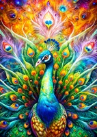Peacock Majesty Puzzel (1000 stukjes)-2