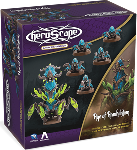 Heroscape: Age of Annihilation - Queen Maladrix & Festering Honor Guard