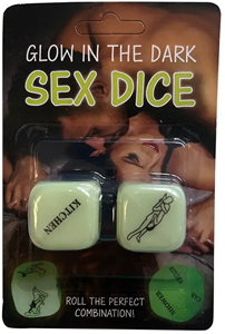 Afbeelding van het spelletje Love Dice - Kamasutra Glow in the Dark Set (Engelse versie)