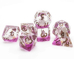 Afbeelding van het spelletje RPG Dice Set - Mystic Unicorn