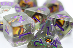 RPG Dice Set - Venom Dragon Eye