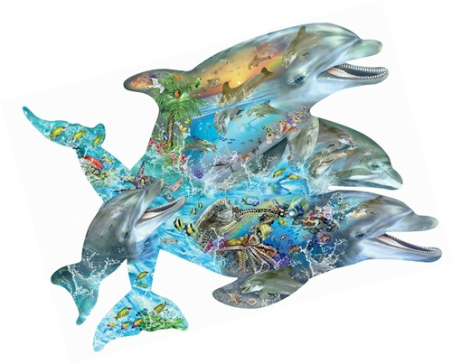 Dolfijnen Puzzel (1000 stukjes)-2