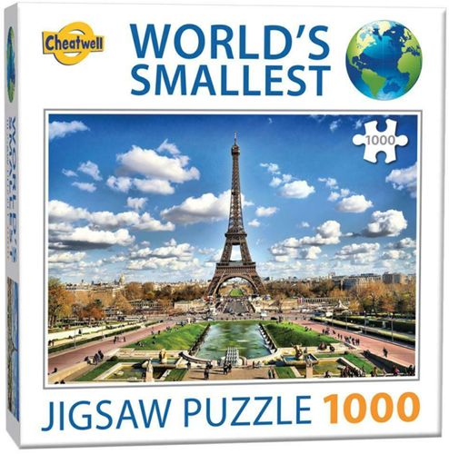 World's Smallest - Eiffel Toren Parijs Puzzel (1000 stukjes)