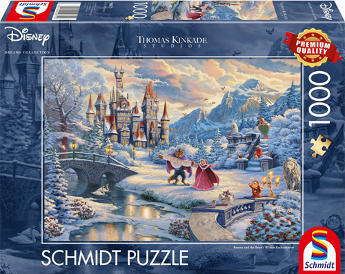 Disney - Beauty and the Beast Winter Puzzel (1000 stukjes)