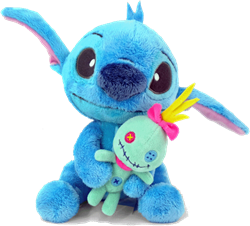 Disney - Stitch with Scrump Knuffel (25cm)