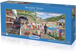 Afbeelding van het spelletje Seaside Train Puzzel (636 stukjes)