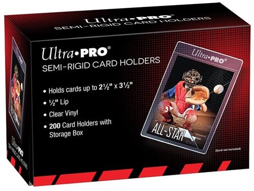 Semi-Rigid Card Holders - Lip Sleeves (200 stuks)