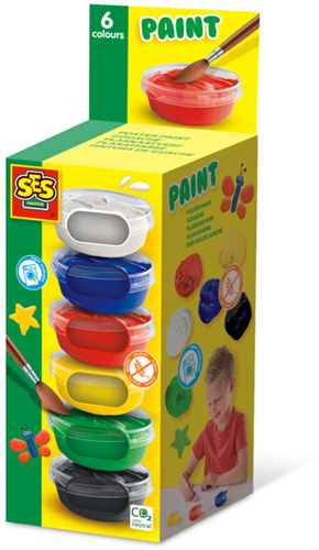 SES - Plakkaatverf (6 x 45ml)