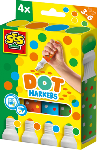 SES - Dot Markers (4 Kleuren)