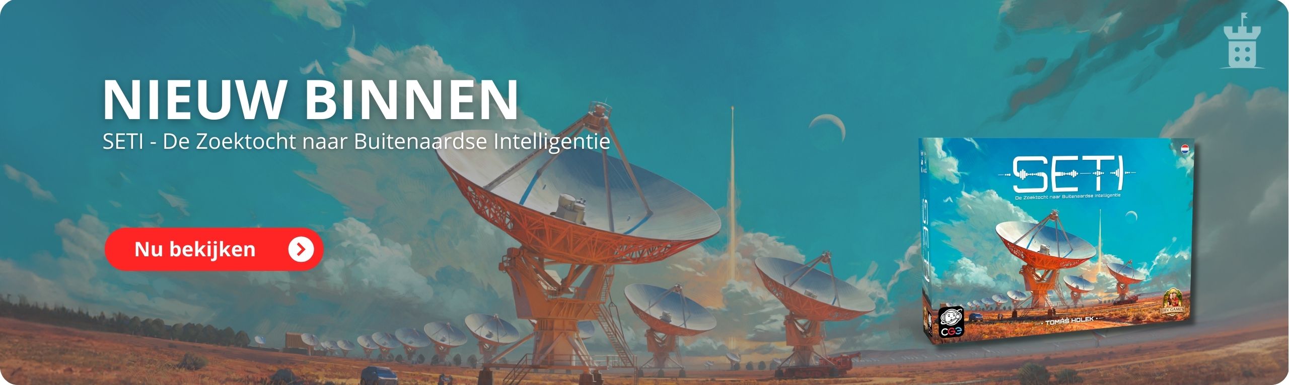 SETI - De Zoektocht naar Buitenaardse Intelligentie Bordspel (NL)