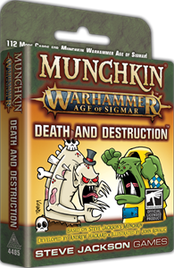 Afbeelding van het spelletje Munchkin Warhammer Age of Sigmar - Dead and Destruct