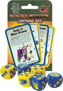 Afbeelding van het spelletje Munchkin Warhammer - Age of Sigmar - Lightning Dice