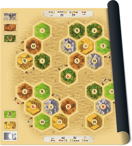 Speelmat Catan Basisspel - Scenario Desert