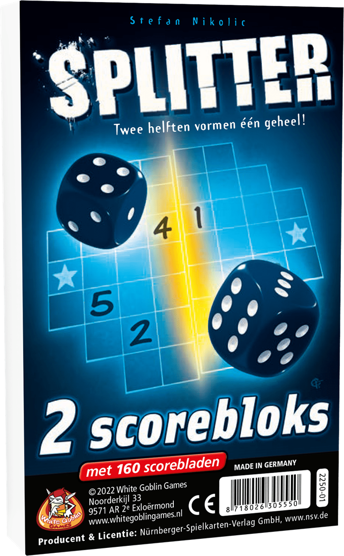 Splitter Bloks (extra scorebloks) - kopen bij Spellenrijk.nl