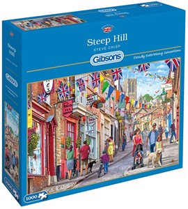 Afbeelding van het spel Steep Hill - Steve Crisp Puzzel (1000 stukjes)