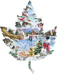 Lori Schory Winter on the Lake Puzzel (1000 stukjes)