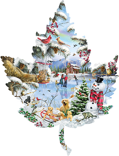 Lori Schory Winter on the Lake Puzzel (1000 stukjes)
