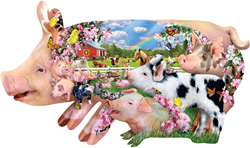 Lori Schory Pig Farm Puzzel (800 stukjes)