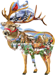 Lori Schory Reindeer Training Puzzel (800 stukjes)