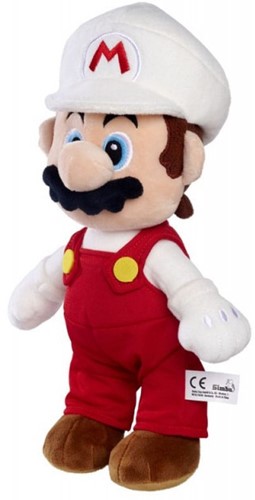 Super Mario - Fire Mario knuffel (30cm)-2